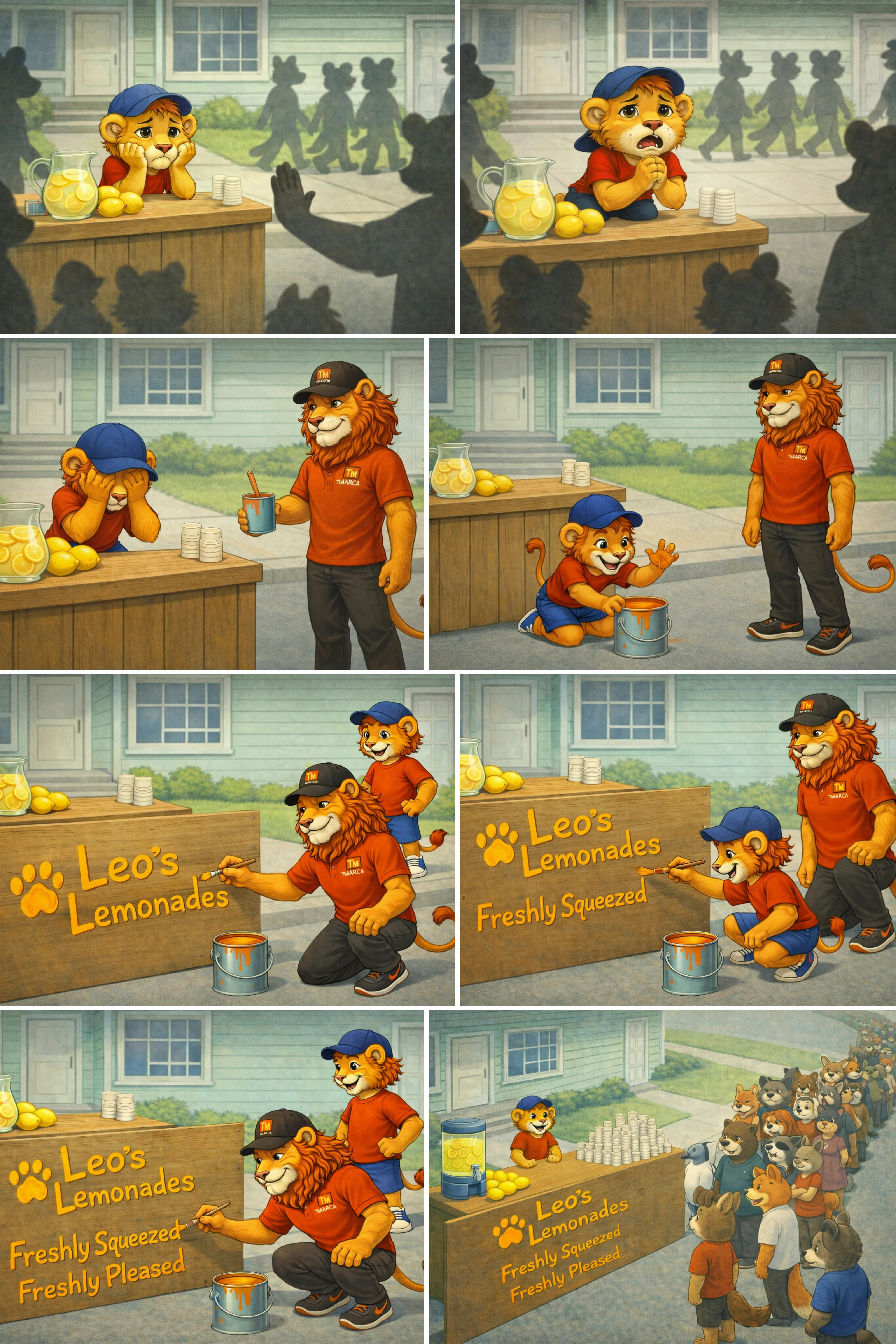 Leo's Lemonade Stand — TuMarca origin comic